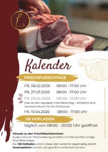 Frischfleischtermine